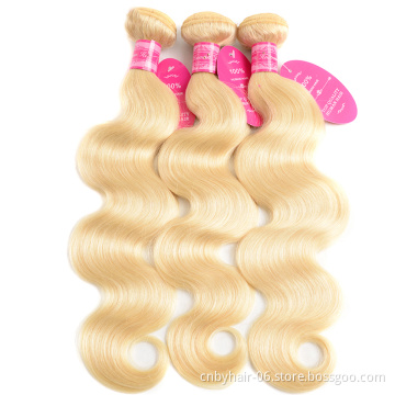 WKSwigs Wholesale Cuticle Aligend Color 613 Raw Virgin Brazilian Hair,Free Sample Human Hair Extension,613 Unprocessed Hair Vend